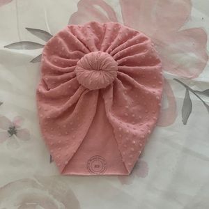 Bunny Knots head wrap for 3 months